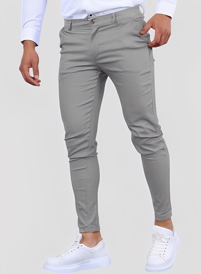 Reynard - Pantalones skinny formales y elásticos para hombres