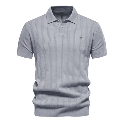 Bruce - Camiseta polo casual con mangas cortas para hombres