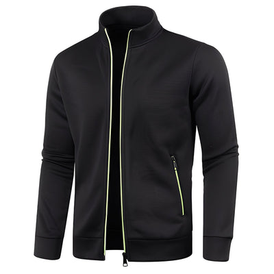 Clive - Chaqueta elegante con bolsillos con cremallera para hombres