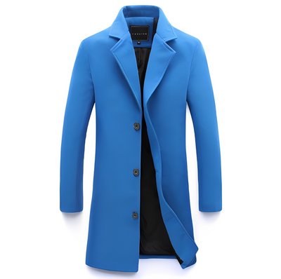 Johnson - Elegante formal abrigo de lana para hombres