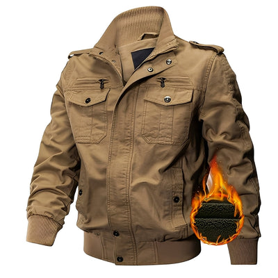 Gary - Elegante chaqueta de forro polar con bolsillos para hombres