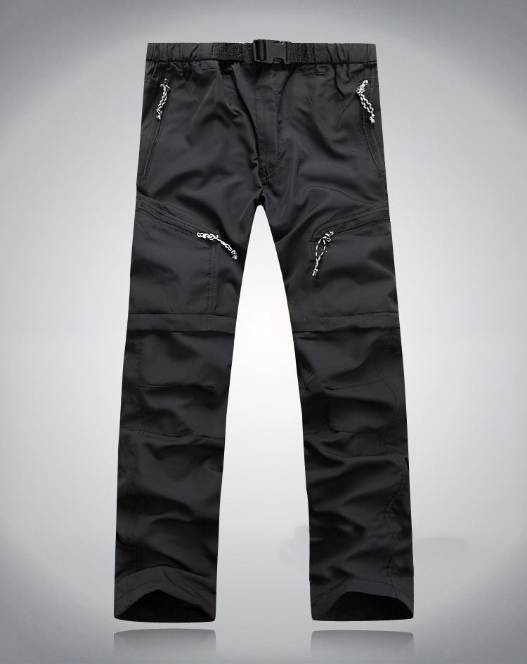 Derryl - Pantalón funcional elástico Zip-Off para hombres