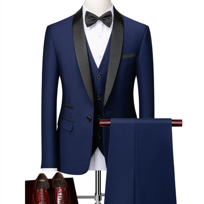 George - Traje formal de 3 piezas Slim-Fit para hombres