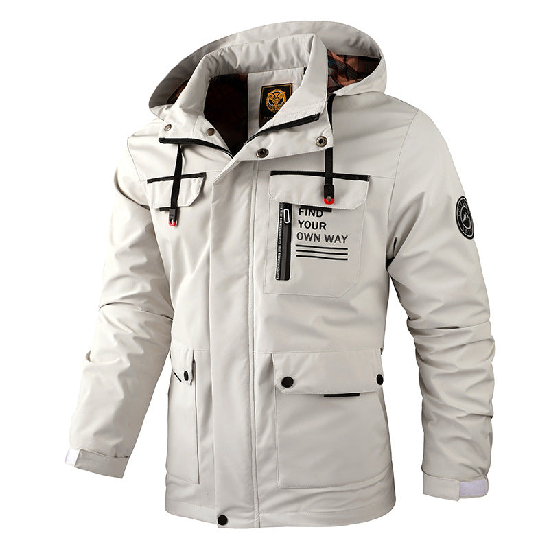 Millard - Moderna impermeable Cargo-Jacke para hombres