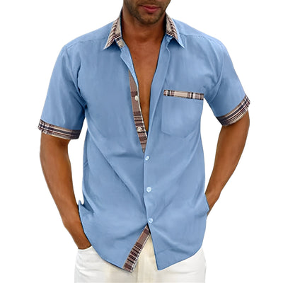 Marvin - Camisa Corta Casual para Hombres