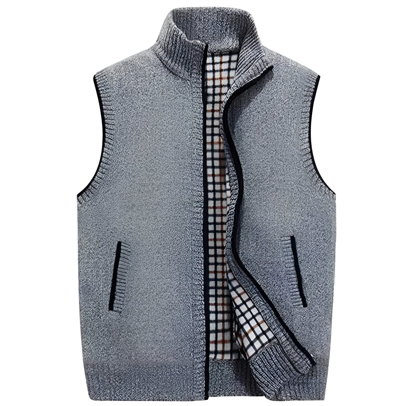 Samson - Chaqueta casual con forro de polar para hombres