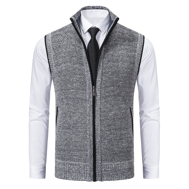 Samuel - Elegante Chaleco con Cremallera para Hombres