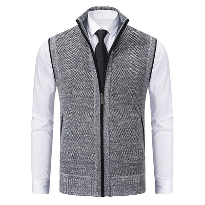 Samuel - Elegante Chaleco con Cremallera para Hombres
