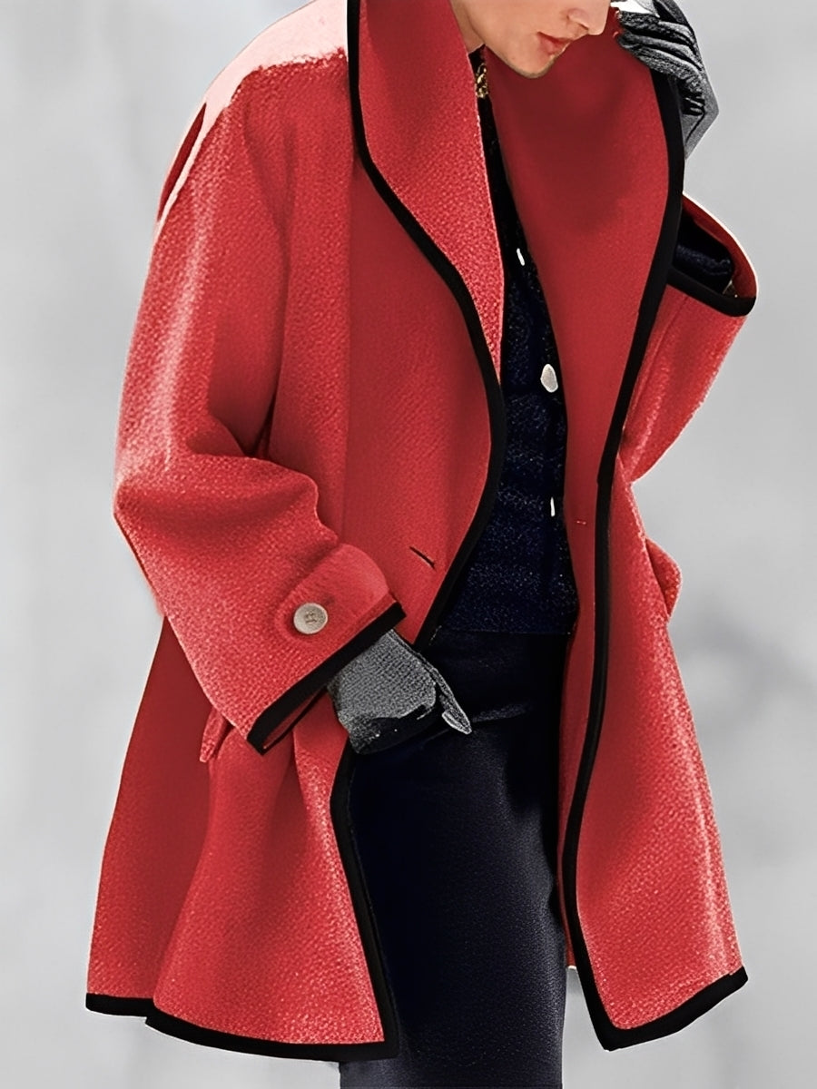Mikayla - Chaqueta de lana cálida con capucha para mujeres