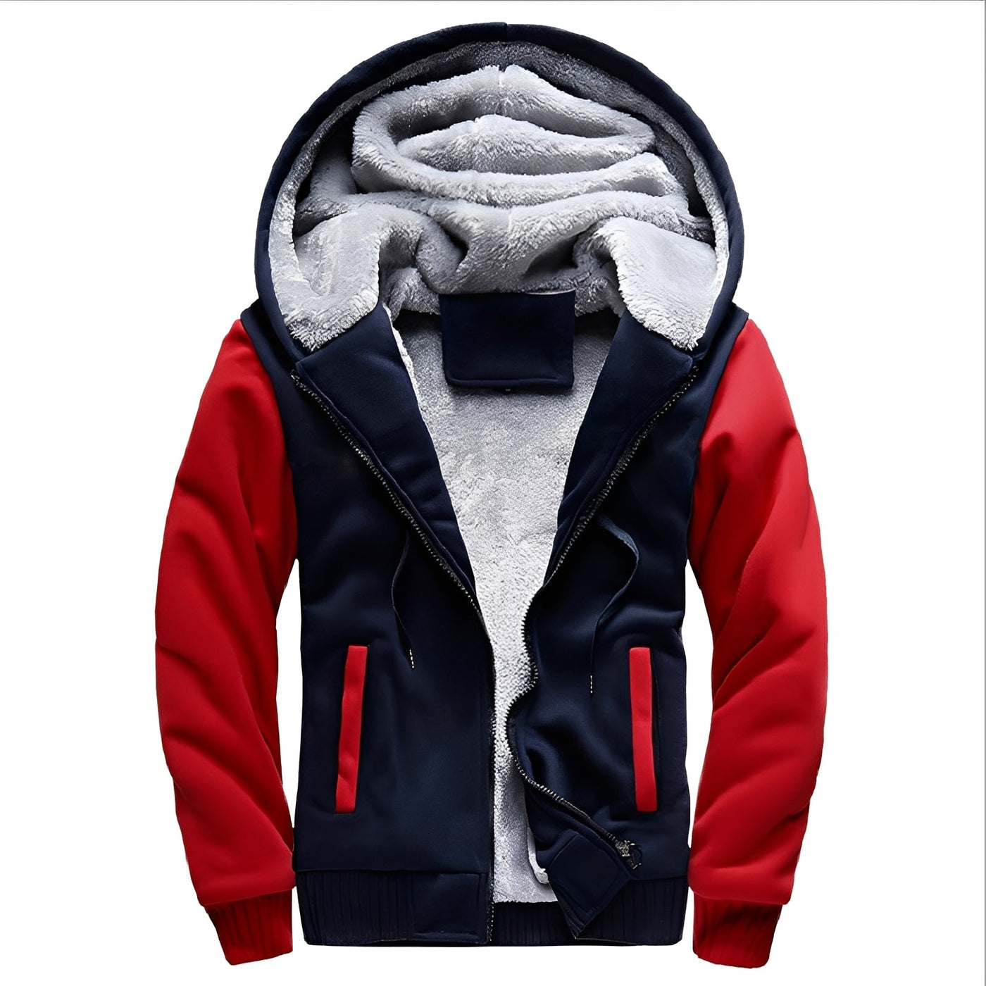 Orrell - Chaqueta con capucha y forro de polar para hombres