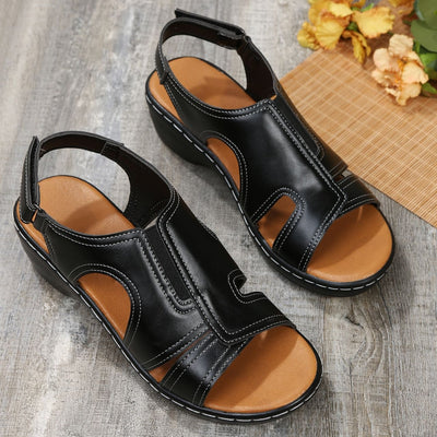 Duana - Sandalias casuales con tacón hueco para mujer