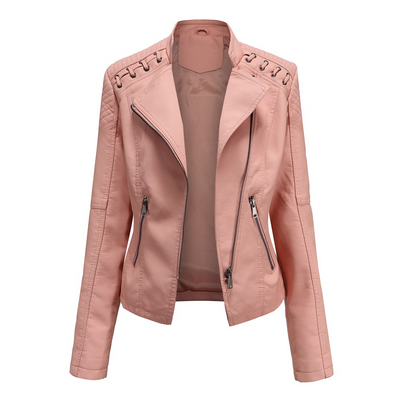 Lara – Chaqueta de Cuero Clásica