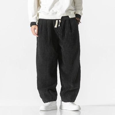 Winfred - Pantalones de pana casuales y holgados para hombres
