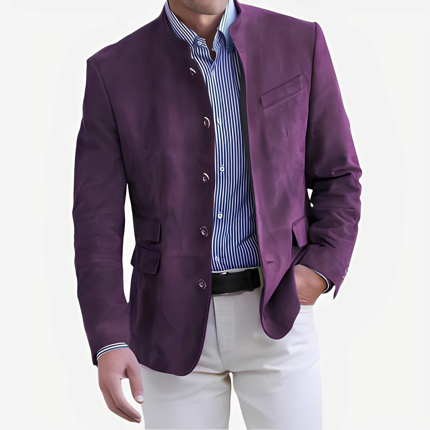 Hervey - Estilosa Chaqueta Blazer de Ocio para Hombres