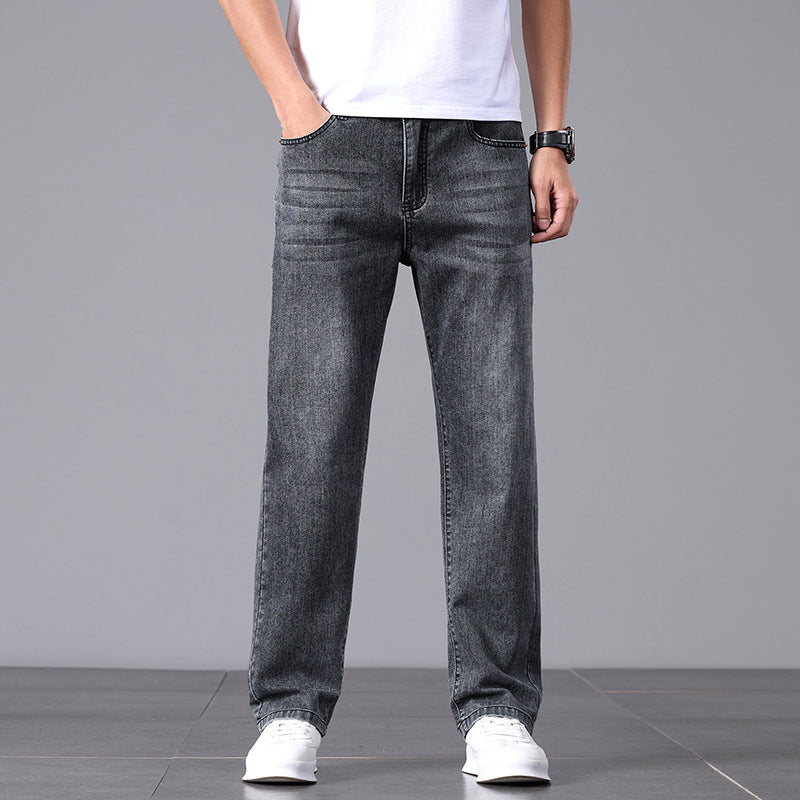 Allan - Pantalones Straight Casual para Hombres