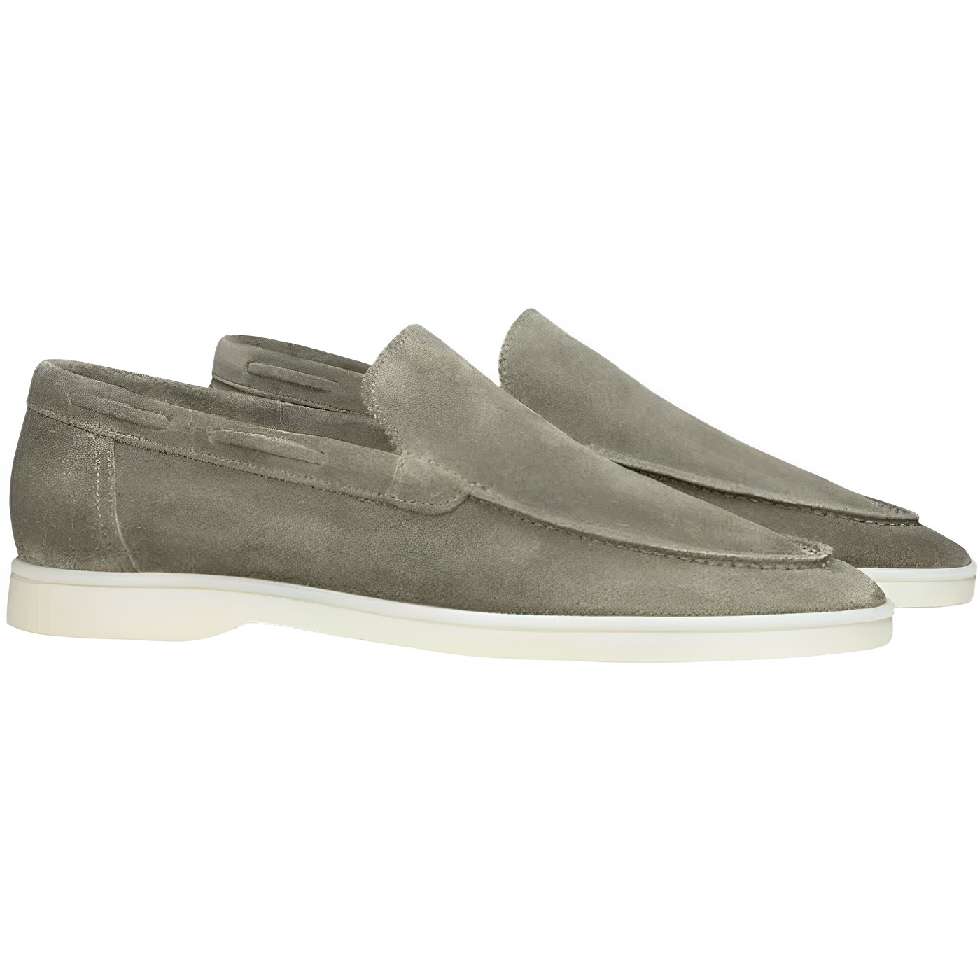 Lewin - Zapatos Casuales Retro de Gamuza para Hombres