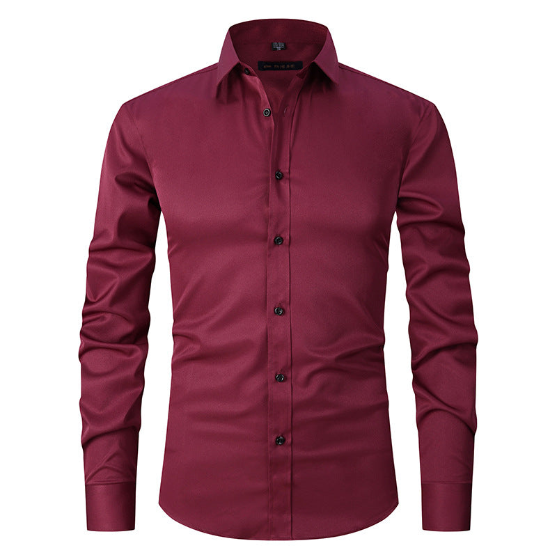 Ronan - Camisa de negocios formal de manga larga para hombres