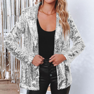 Miranda - Blazer Brillante de Lentejuelas para Mujer