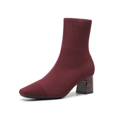 Elisha - Botas casuales y cálidas con tacón para mujer