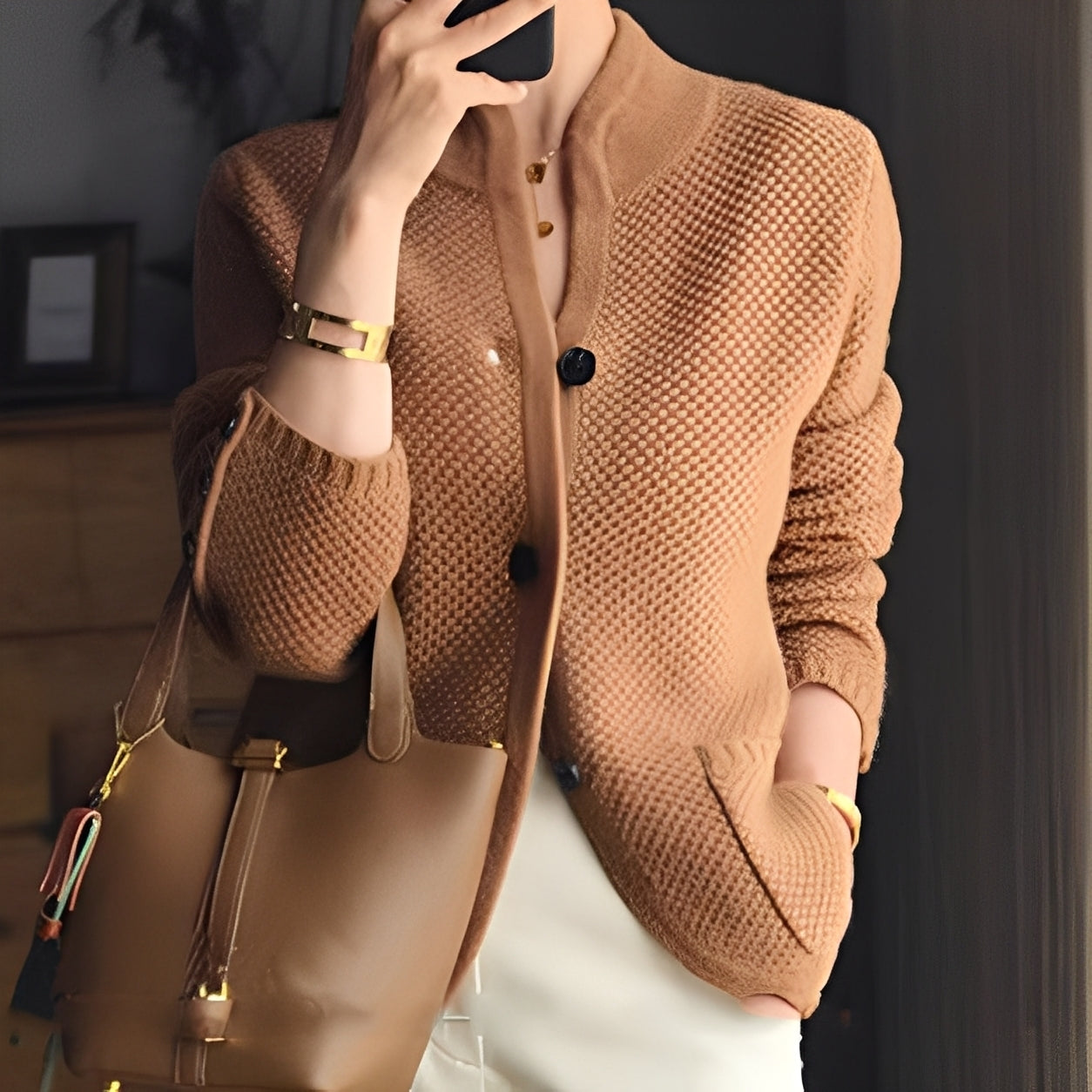 Madlyn - Elegante suéter de punto de lana para mujeres
