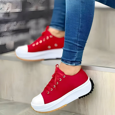 Mellony - Zapatos casuales con suelas gruesas para mujeres