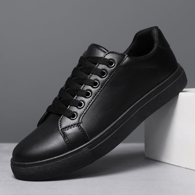 Nicholas - Zapatillas de cuero casuales y sencillas para hombres
