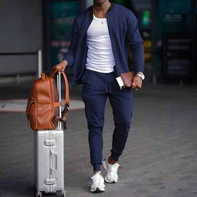 Dillon - Conjunto Simple de Chaqueta y Pantalones para Hombres