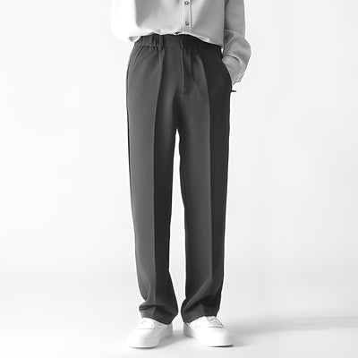 Dewey - Pantalón drapeado de corte relajado para hombres