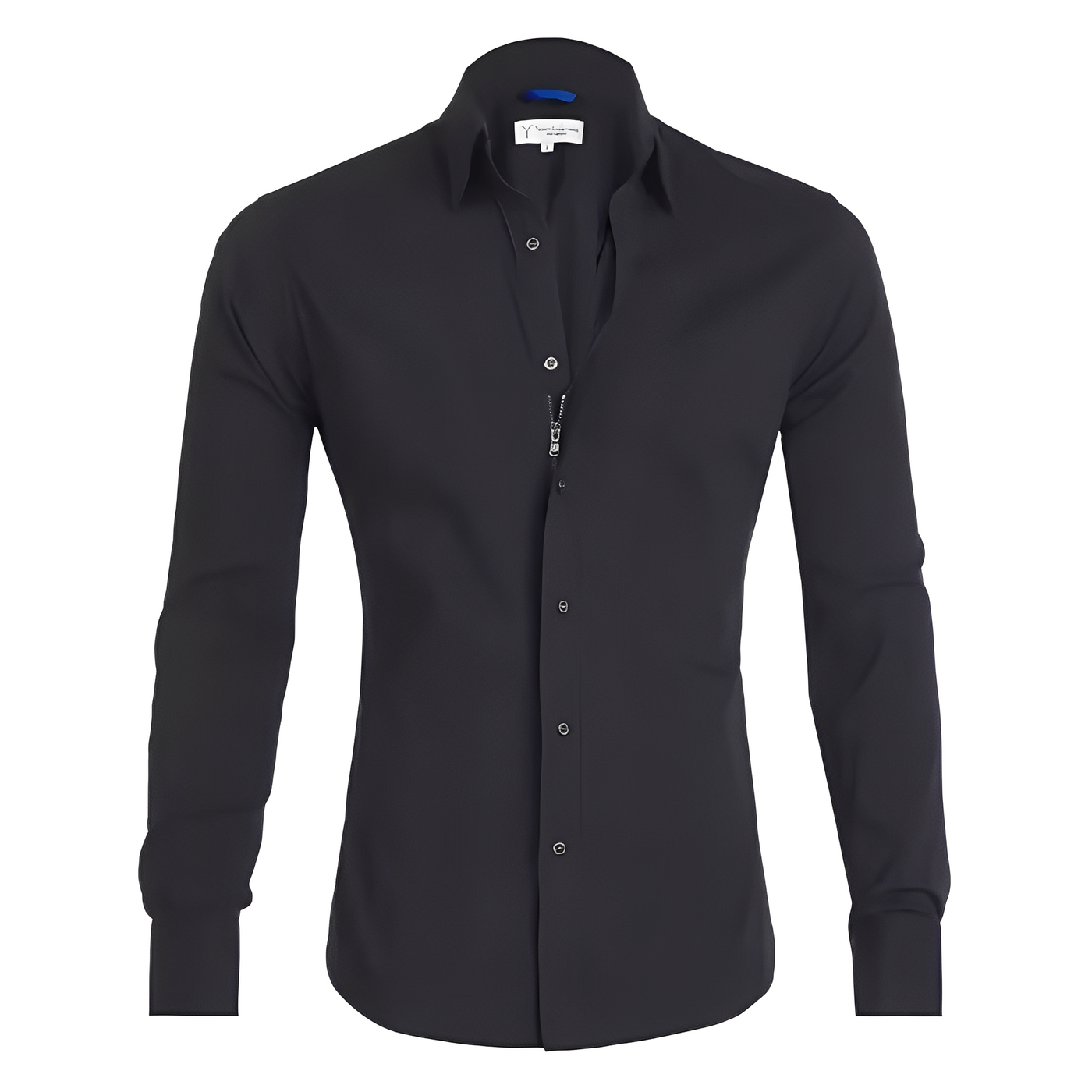 Andrew - Camisa casual, formal y sin arrugas para hombres