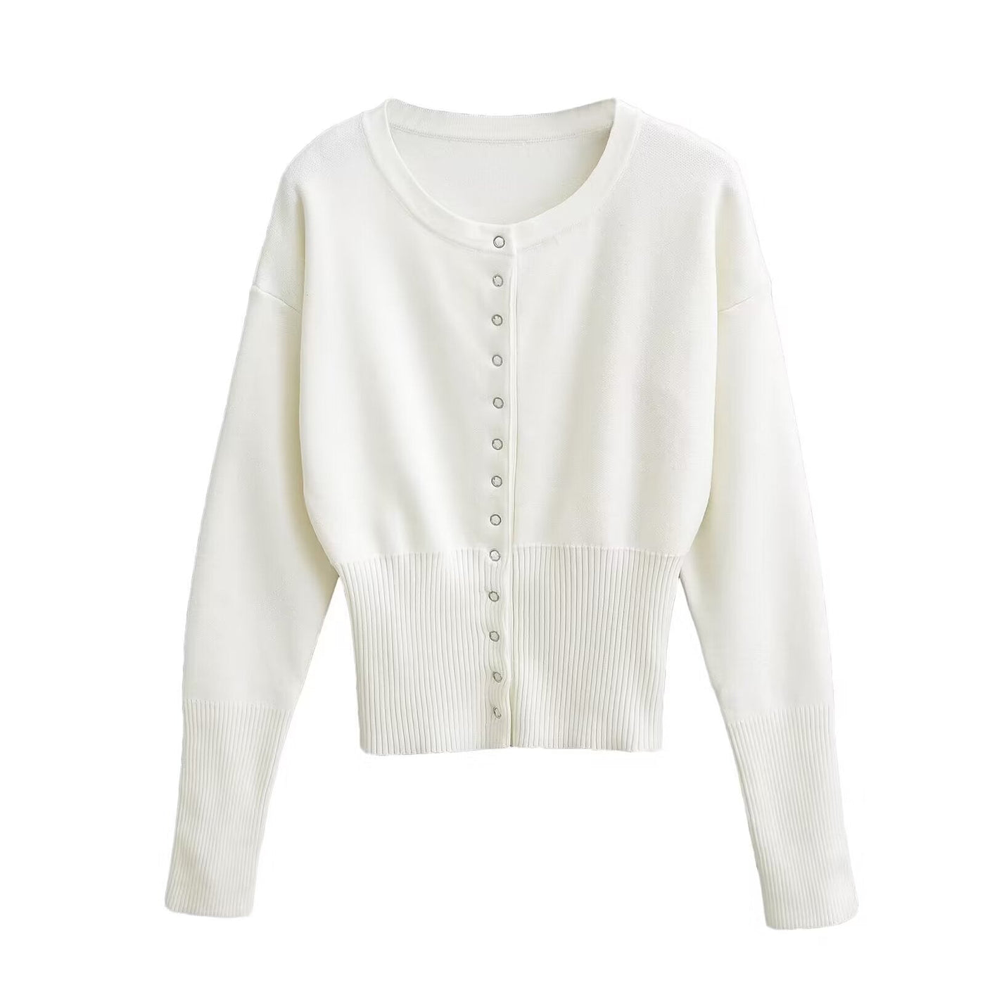 Reverie - Elegante top de punto corto para mujer