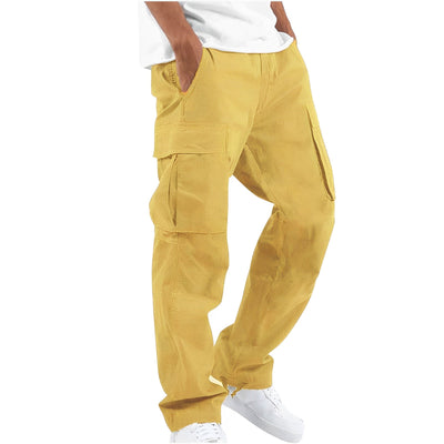 Gresham - Cómodo, ancho pantalón cargo para hombres