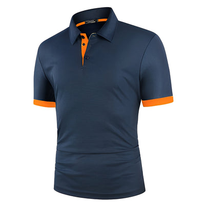 Lloyd - Camiseta Polo de Manga Corta Casual para Hombres