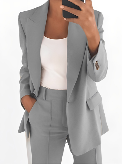 Muriel - elegante conjunto de blazer para el look de negocios para mujeres
