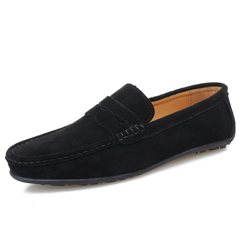 Gibson - Mocasines retro de gamuza para hombres