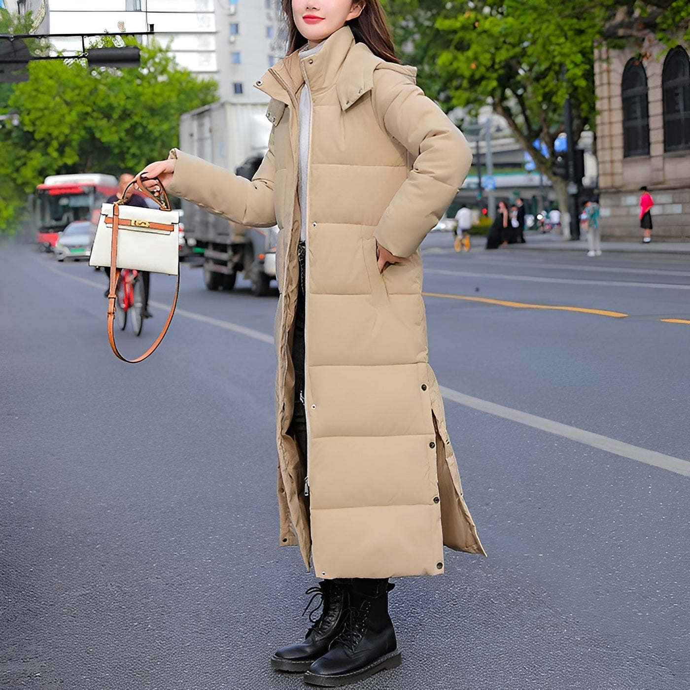 Amabel - Cálida y ligeramente acolchada chaqueta para mujeres