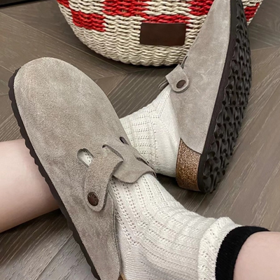 Davina - Mocasines Unisex de Gamuza en Estilo Old Money