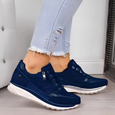 Kaycee - Elegantes zapatillas deportivas con cremallera para mujer