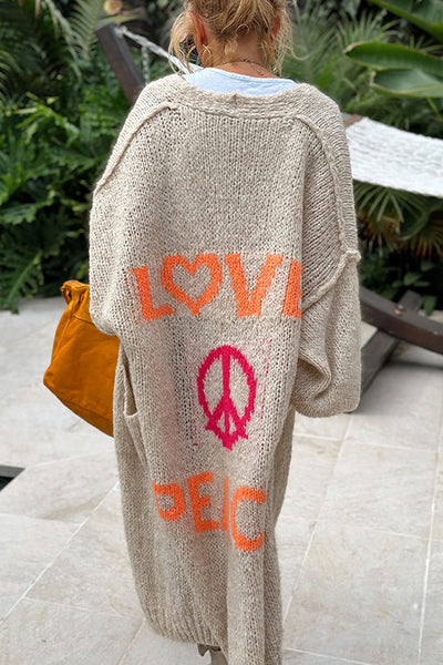 Destiny - Chaleco estilo hippie con vibraciones de amor y paz