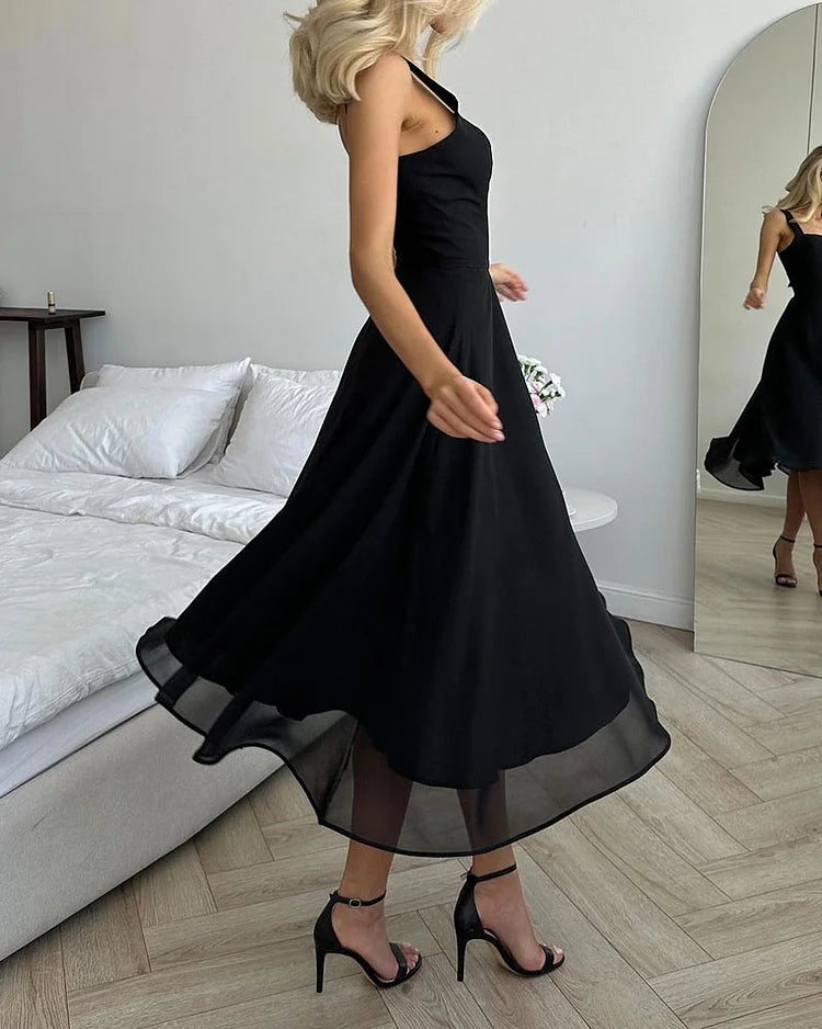 Miles - Vestido de Chifón con Elegancia Moderna