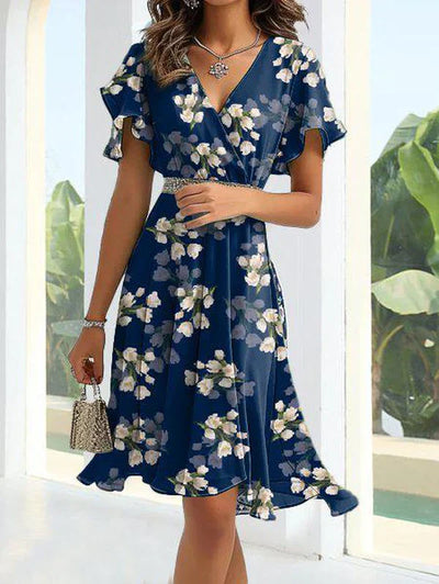 Raya - Elegante Falda Minifloral