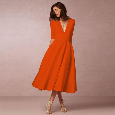 Sharise - Vestido Casual con Escote en V para Damas