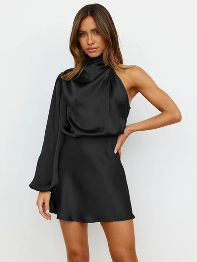 Harlee - Elegante vestido de noche de satén para mujeres