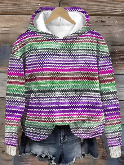 Jacalyn - Casual, colorido hoodie para mujeres