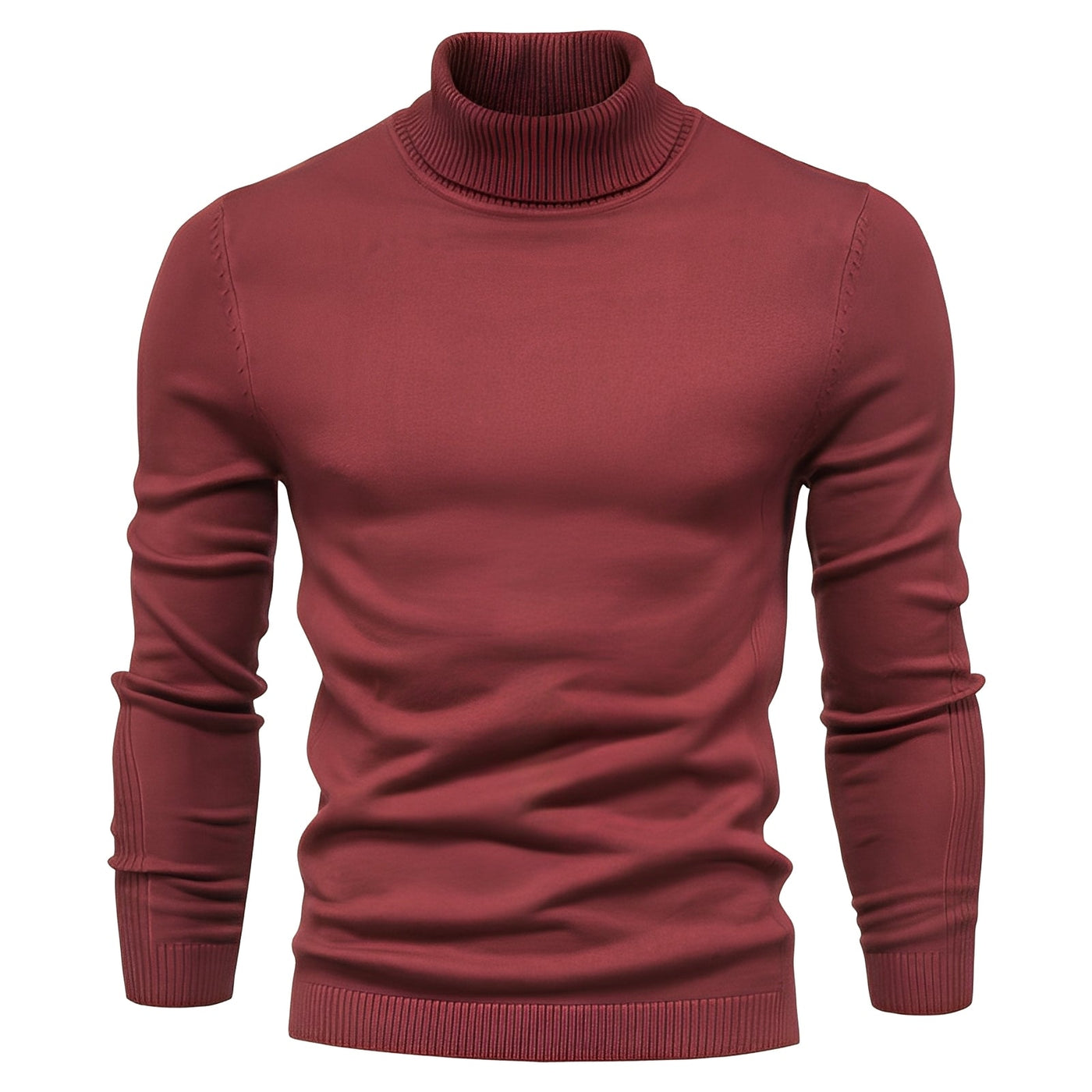 Garnett - Jersey de Cuello Alto Casual para Hombres