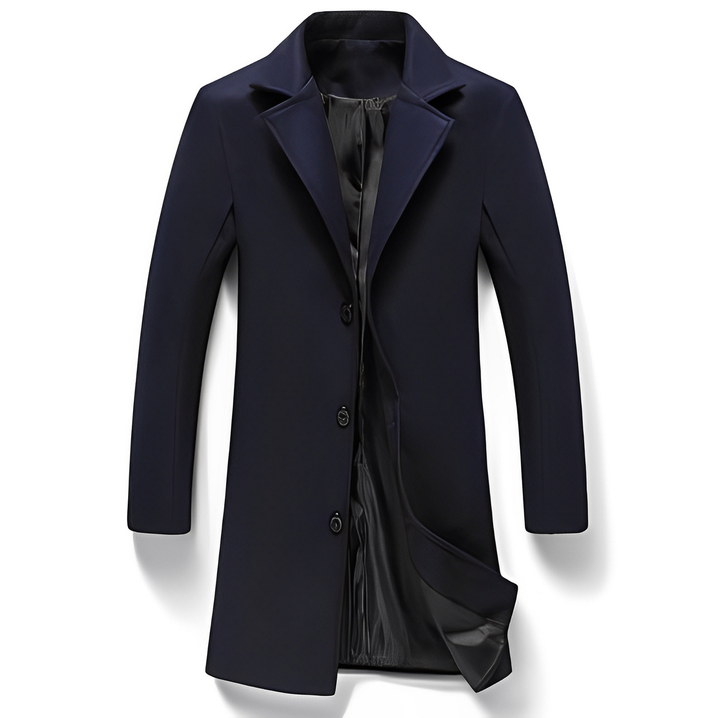Johnson - Elegante formal abrigo de lana para hombres