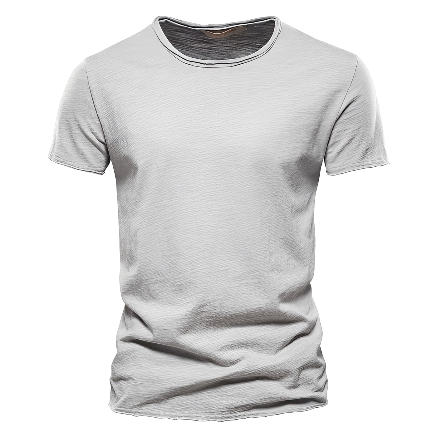 Roderick - Camiseta Casual de Manga Corta de Algodón para Hombres