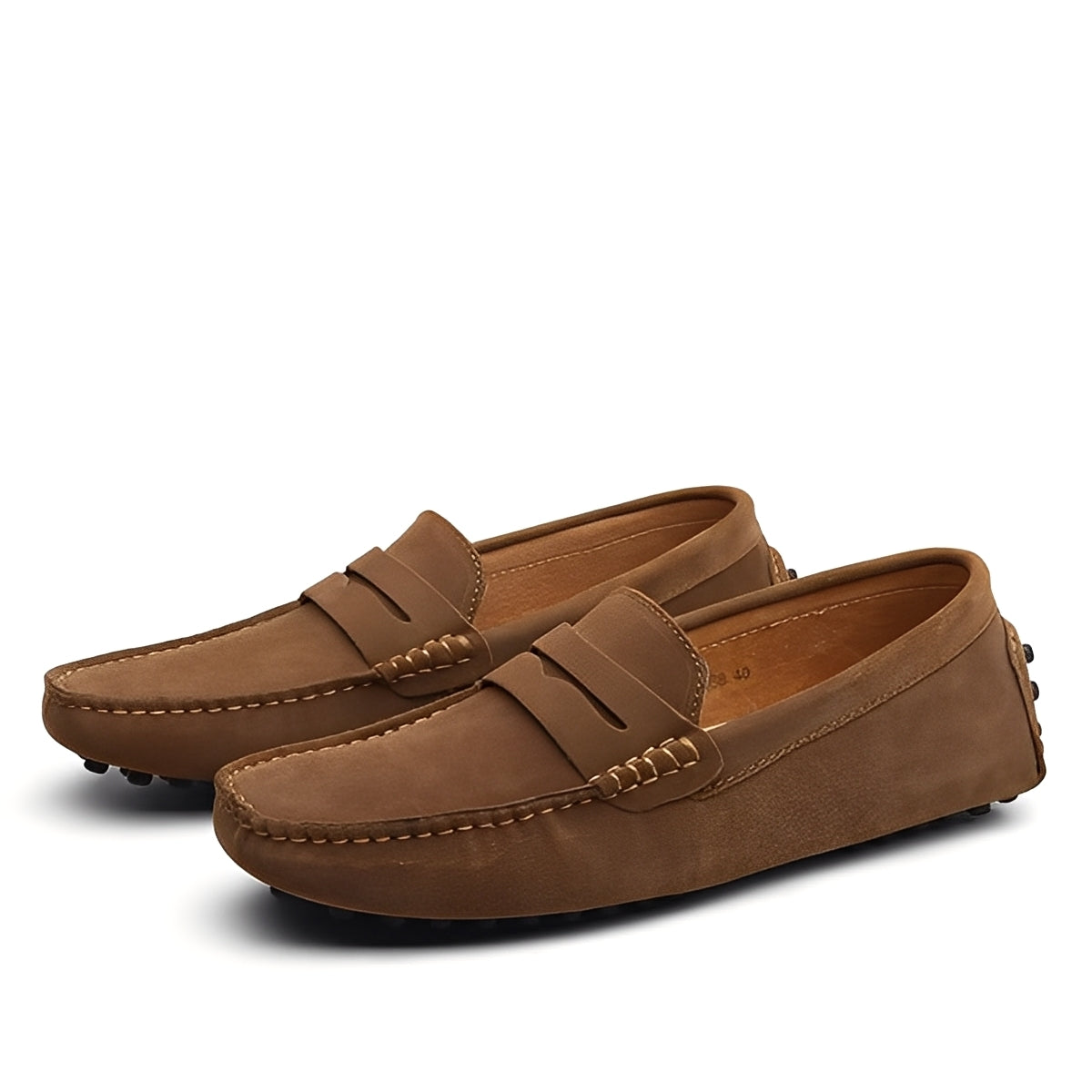 Joshua - Elegantes mocasines de gamuza para hombres