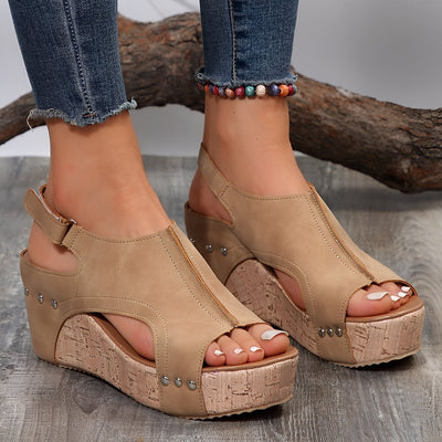 Averie - Elegantes Sandalias de Plataforma para Mujer