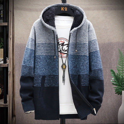 Dawson - Chaqueta larga casual con capucha para hombres