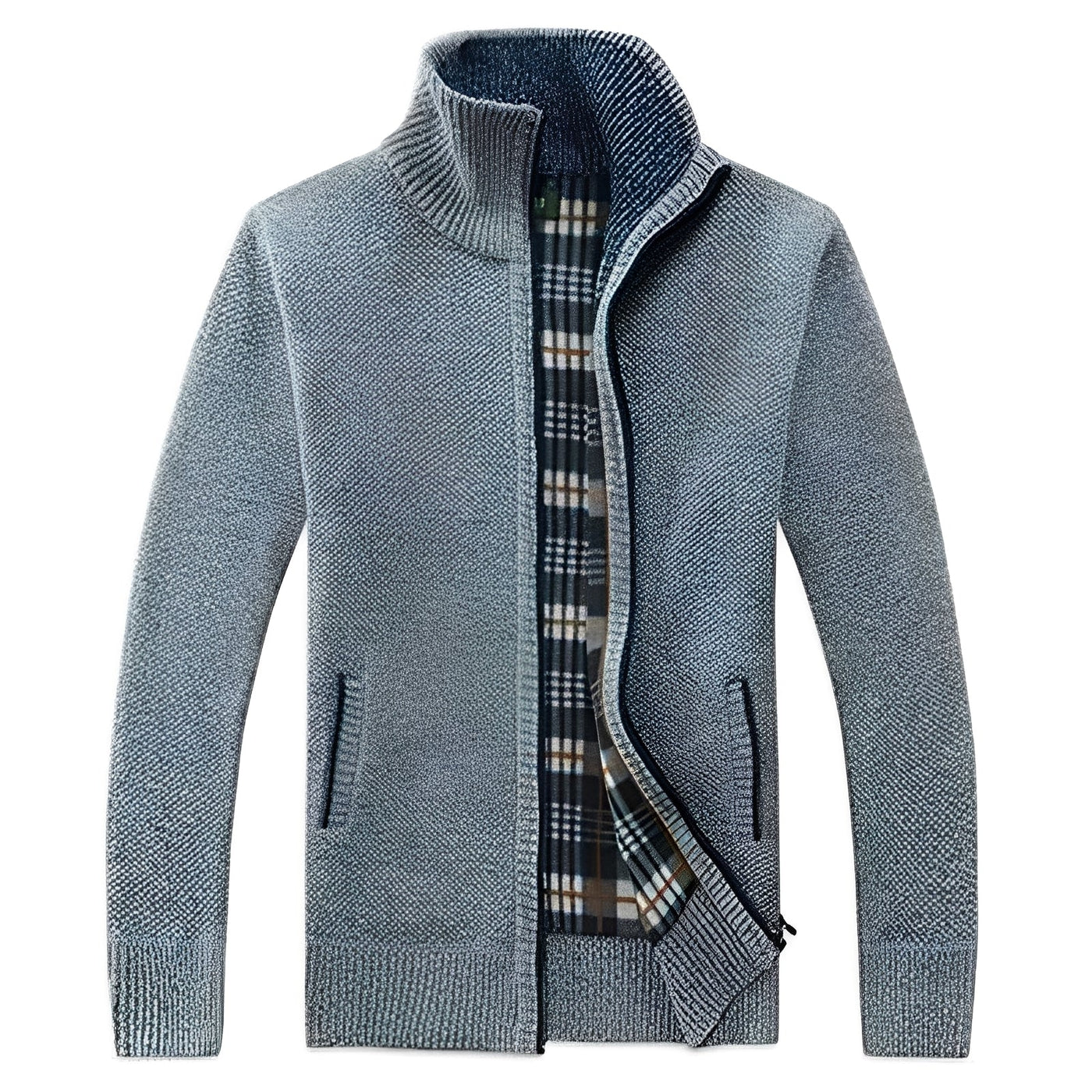 Malinda - Elegante Cardigan con forro de felpa suave para hombres